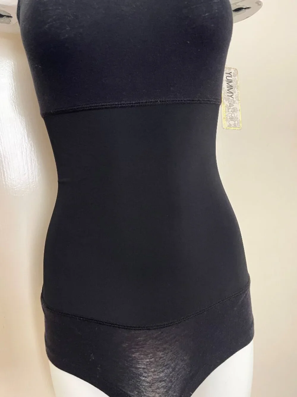 NWT YUMMIE TUMMIE Briana Original Long Black Tank Shapewear S